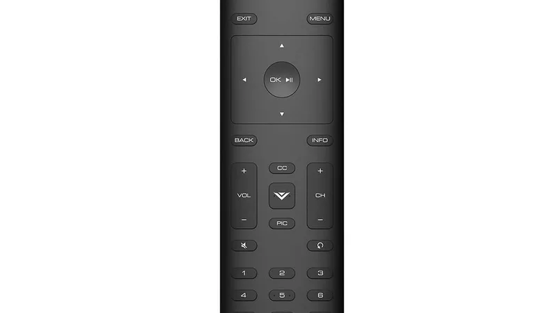 A TV remote control