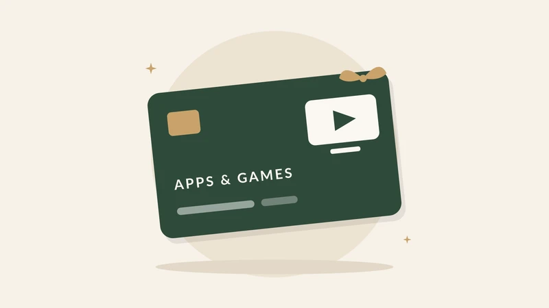 Illustration of a apps & games card