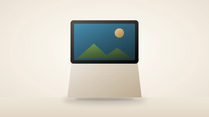 Illustration of a smart display