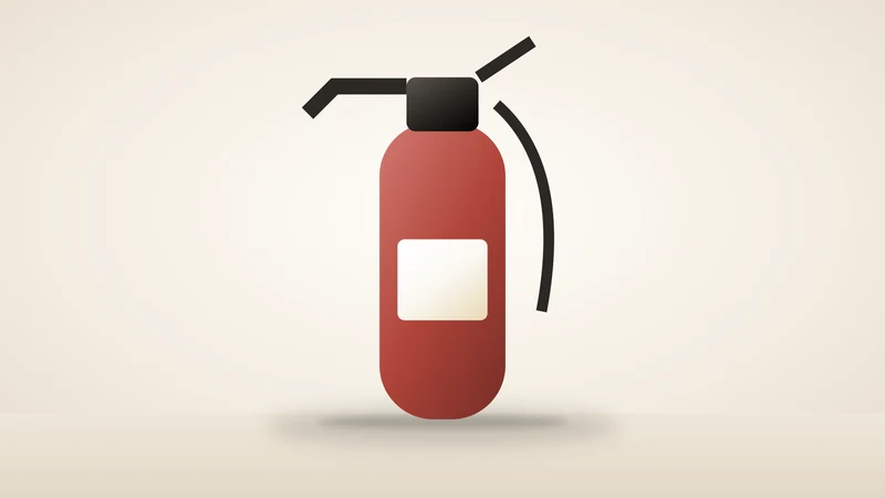 Illustration of a fire extinguisher