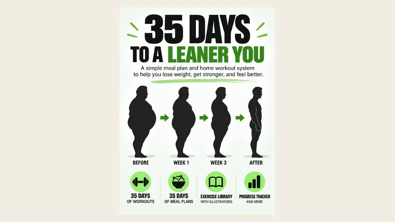 Cover of the 35 Days to a Leaner You PDF program
