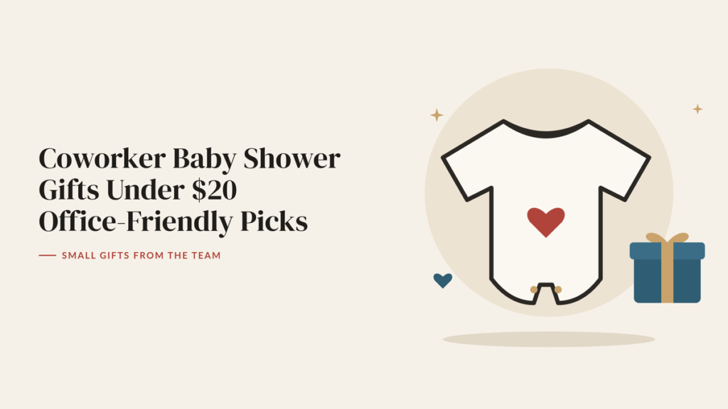 Illustration of a baby onesie with a heart and a wrapped gift