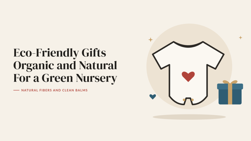 Illustration of a baby onesie with a heart and a wrapped gift