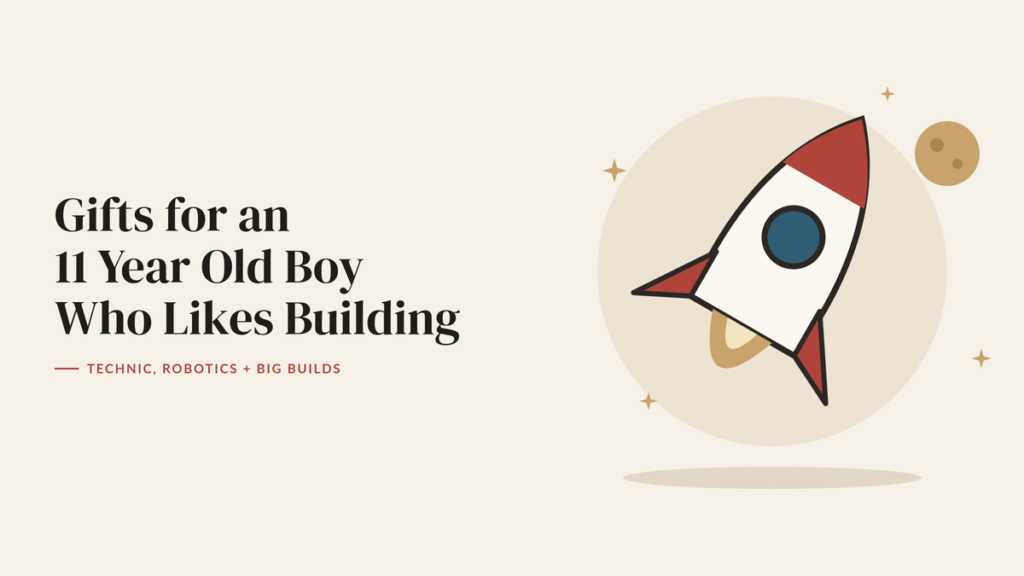 Illustration of a toy rocket with stars and a moon