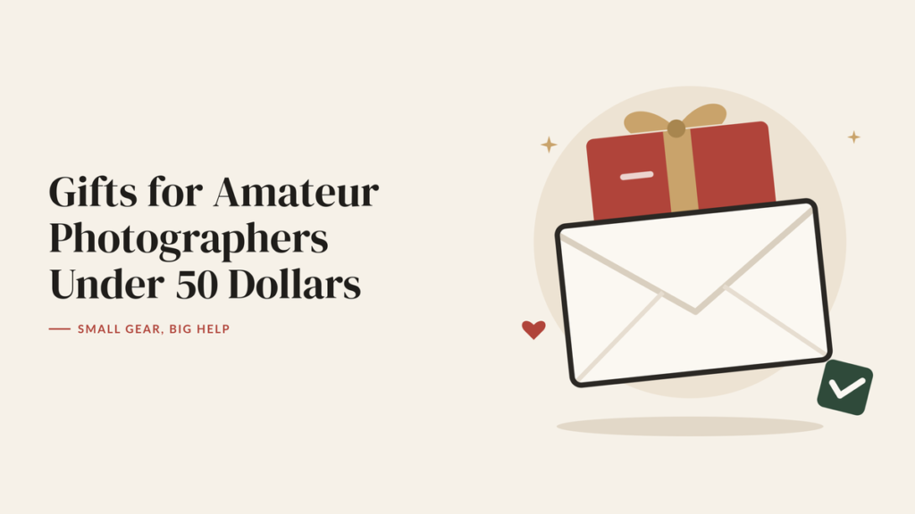 Illustration of a wrapped gift card tucked into an open envelope
