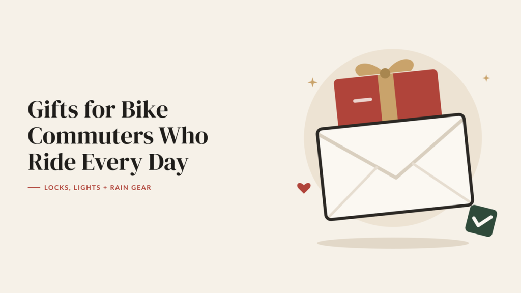 Illustration of a wrapped gift card tucked into an open envelope