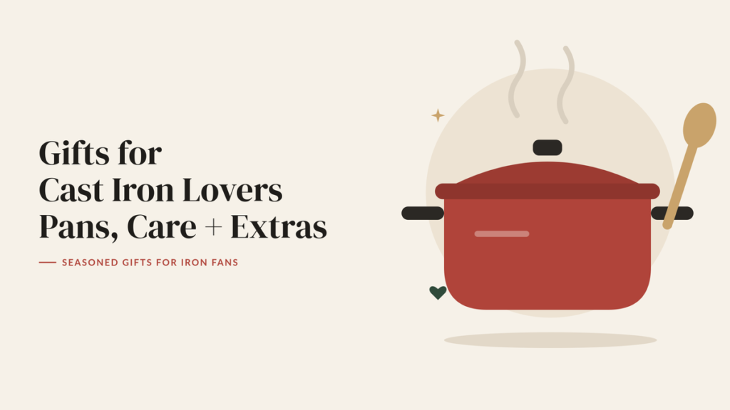 Illustration of a red cooking pot with steam and a wooden spoon