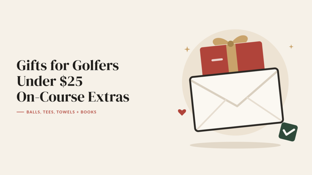 Illustration of a wrapped gift card tucked into an open envelope
