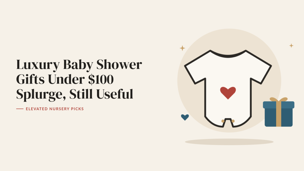 Illustration of a baby onesie with a heart and a wrapped gift