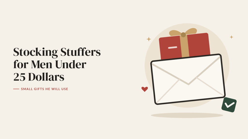 Illustration of a wrapped gift card tucked into an open envelope