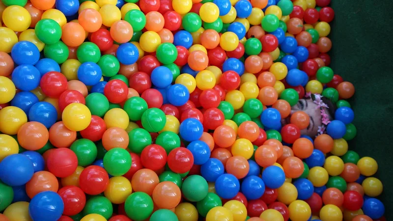 Colorful bouncy ball