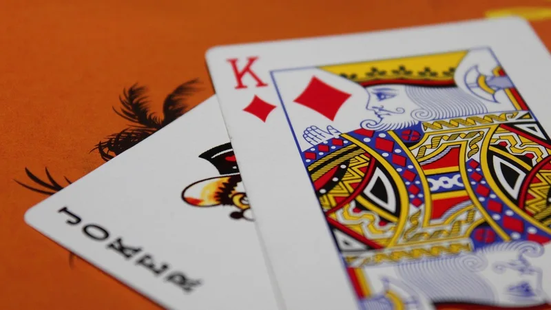 Playing cards table