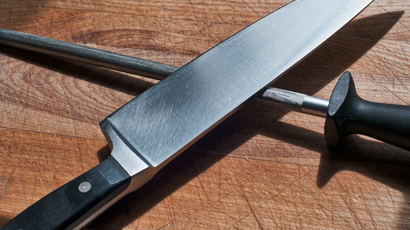 Chef knife cutting board
