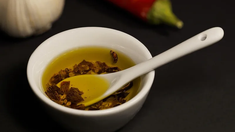 Chili oil jar
