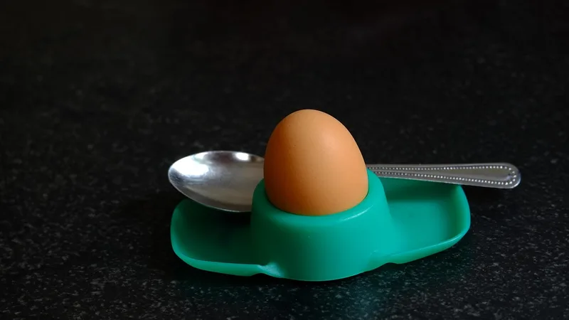 Boiled eggs bowl