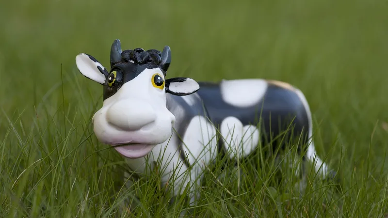 Toy farm animals