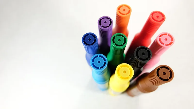 Colored markers