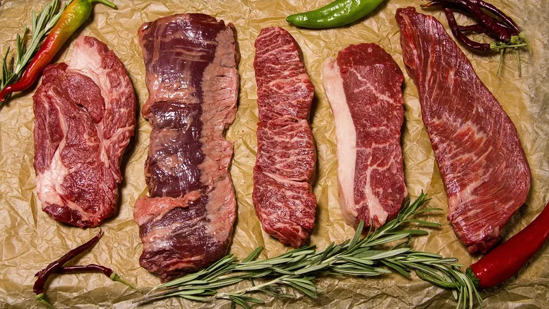 Meat thermometer steak
