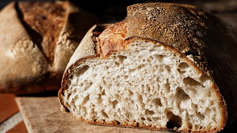 Sourdough bread loaf