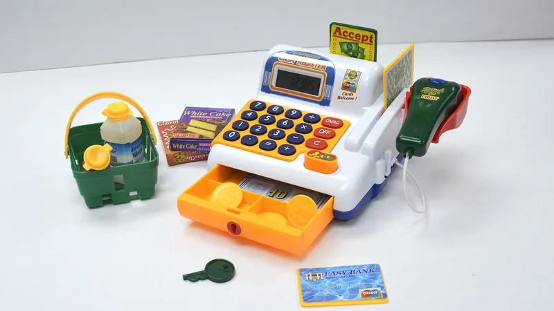 Toy cash register