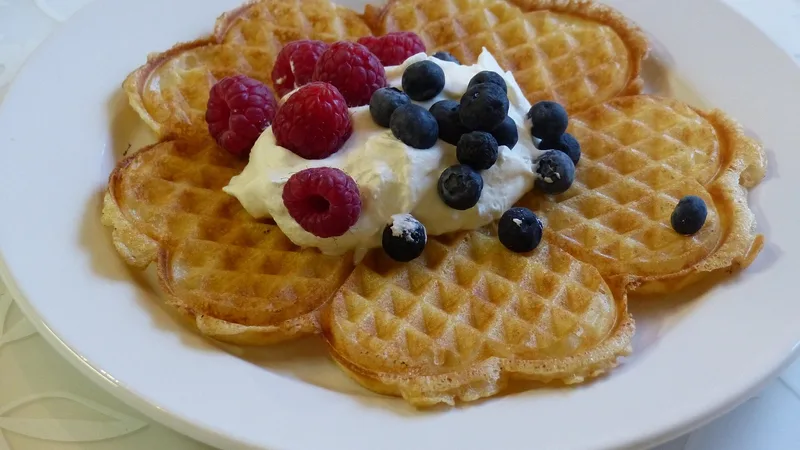 Mini waffles plate